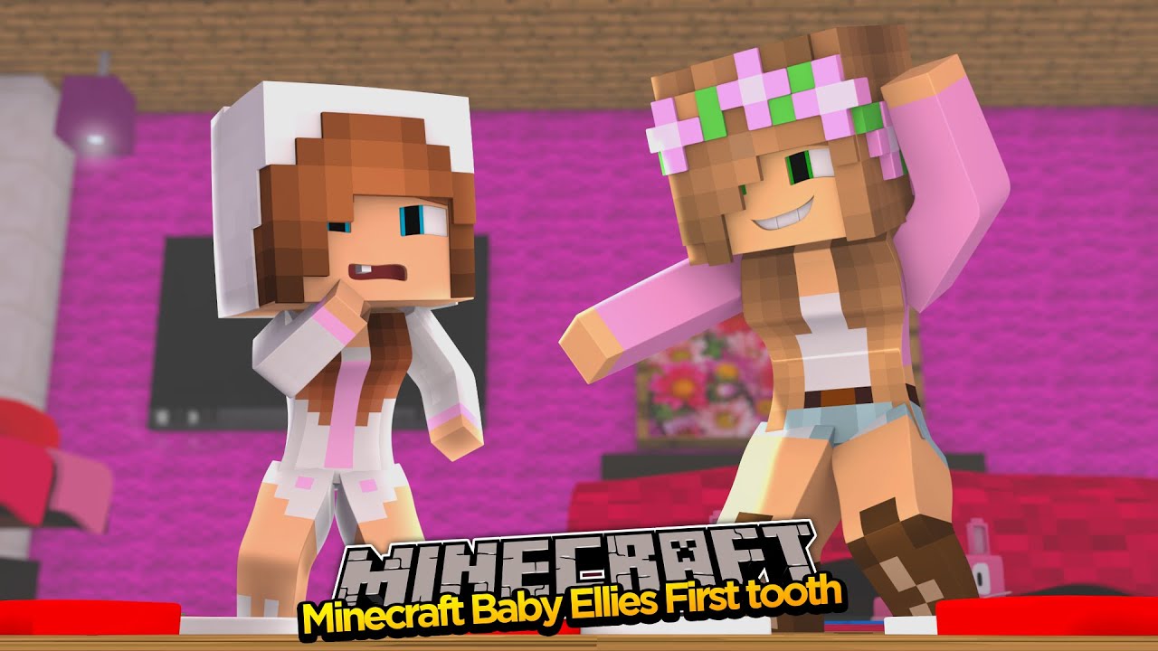 Minecraft - Little Kelly Adventures : BABY ELLIES FIRST TOOTH!