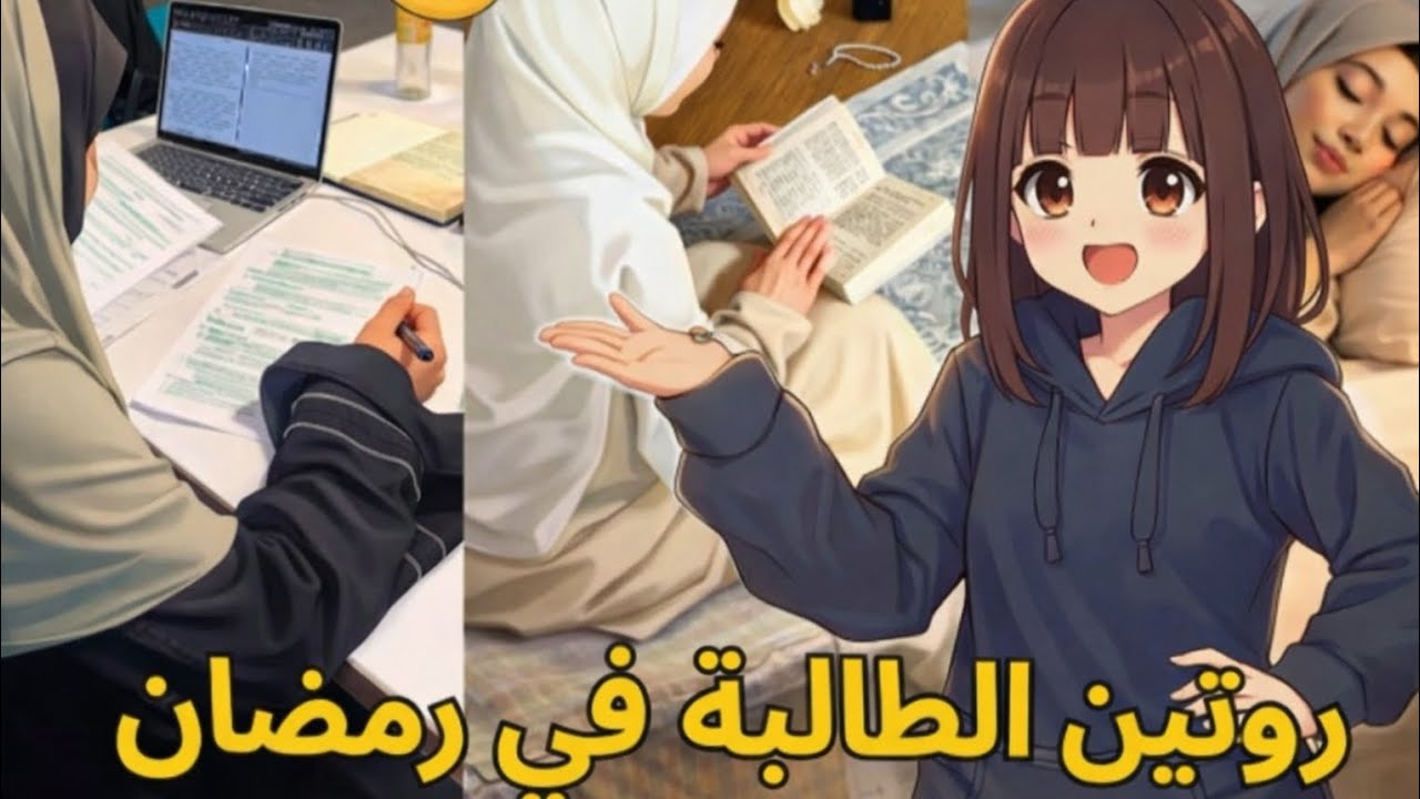 روتين الطالبات في رمضان