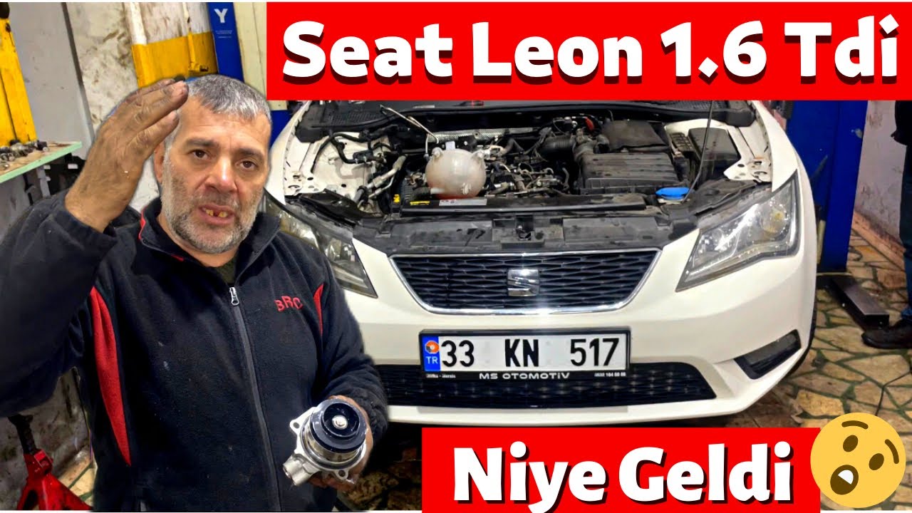 KATİL Dpf’ye Dikkat ! Dertli Seat Leon 1.6 Tdi Triger Elektrikli Pompa Değişim