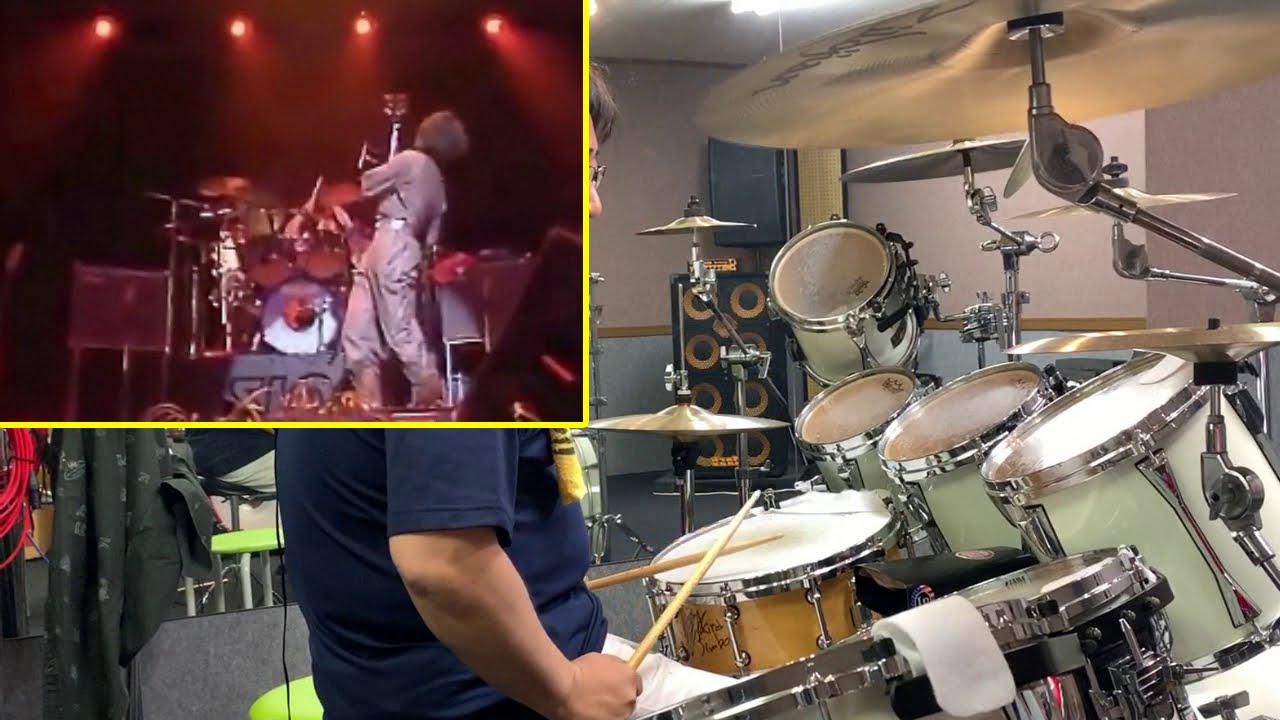 Domino Line（ドラムソロ練習風景）神保彰と一緒