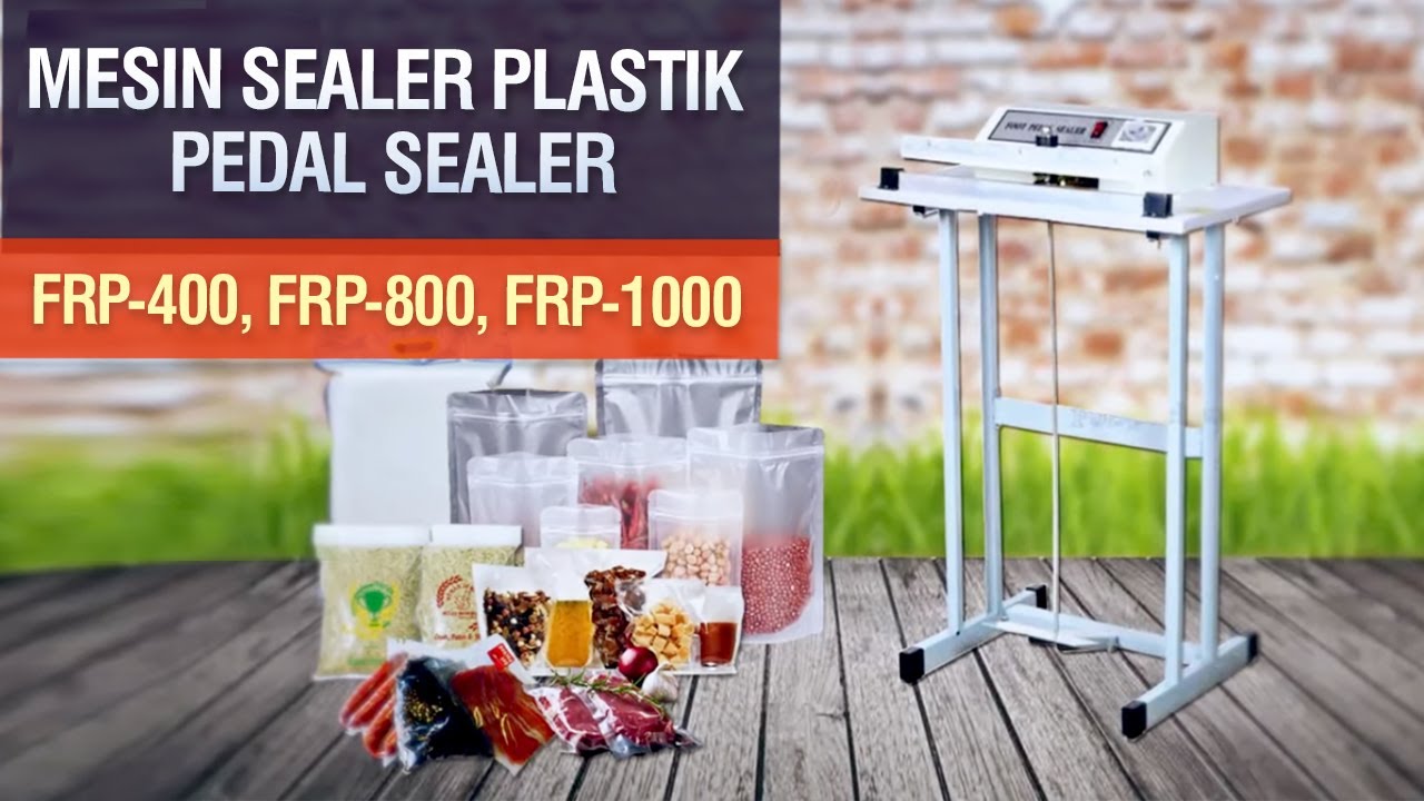 Mesin Sealer Plastik Pedal Sealer FRP-400, FRP-800, Dan FRP-1000
