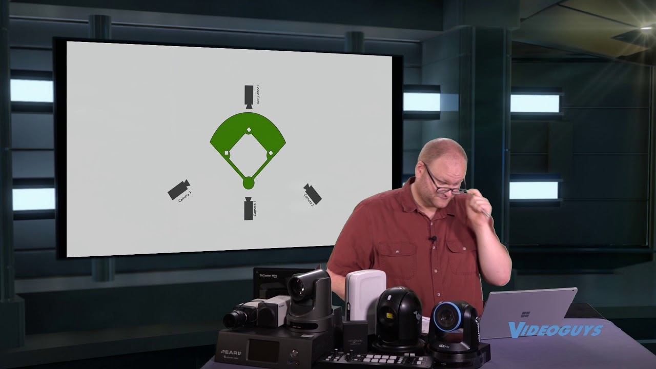 3 CAMERA STREAMING - BASEBALL | Videoguys Tutorials