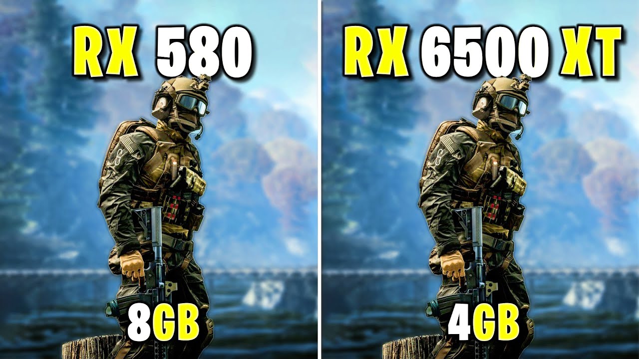 RX 580 vs RX 6500 XT - How Much Performance Difference in 2025?