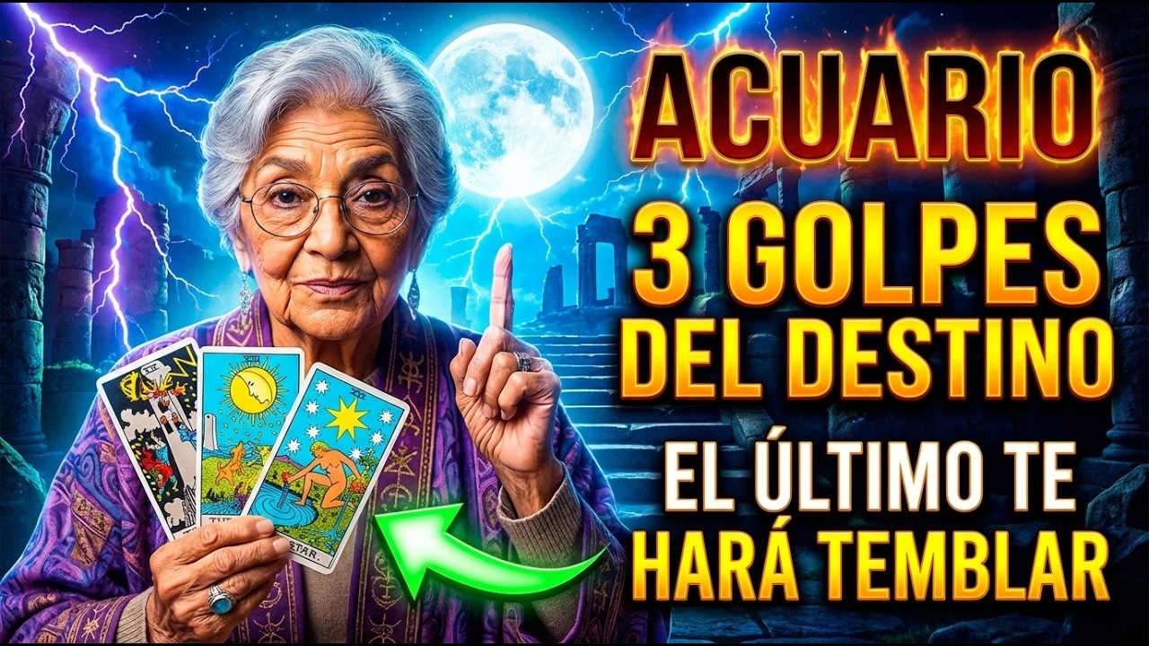 ♒ ACUARIO 😭 ¡HOY 11 DE MARZO LLORARÁS 3 VECES! Primero Rabia Luego Shock… ¡El Final Sorprenderá! 😱✨