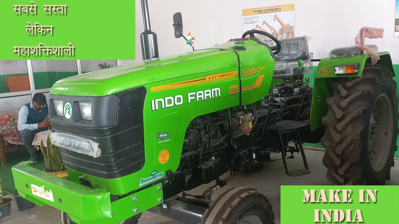 INDO FARM मतलब Fuel Efficient Tractor ⛽ || Indo Farm 3035 DI 100% स्वदेशी
