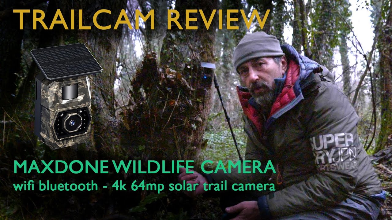Революционная 4K WiFi-камера для наблюдения за дикой природой: MAXDONE Wildlife Camera WiFi Bluet...
