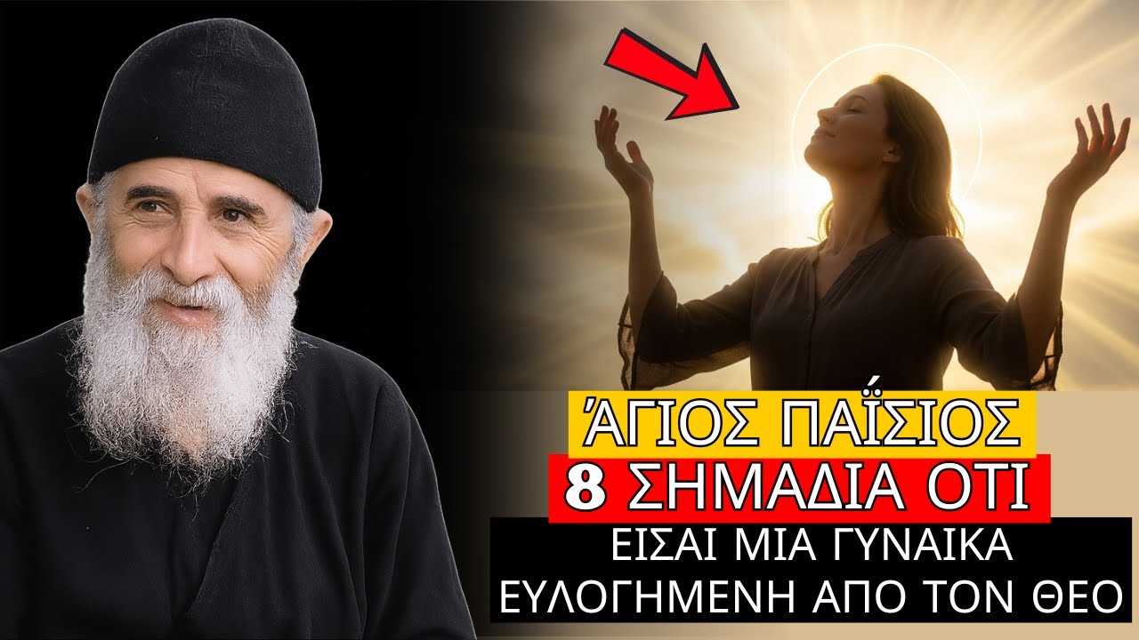 Άγιος Παΐσιος- 8 Σημαδια Πως Εισαι Μια Ευλογημενη Γυναικα Απο Τον Θεο