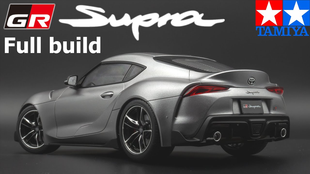 1/24 Toyota GR Supra полная сборка. Tamiya 24351
