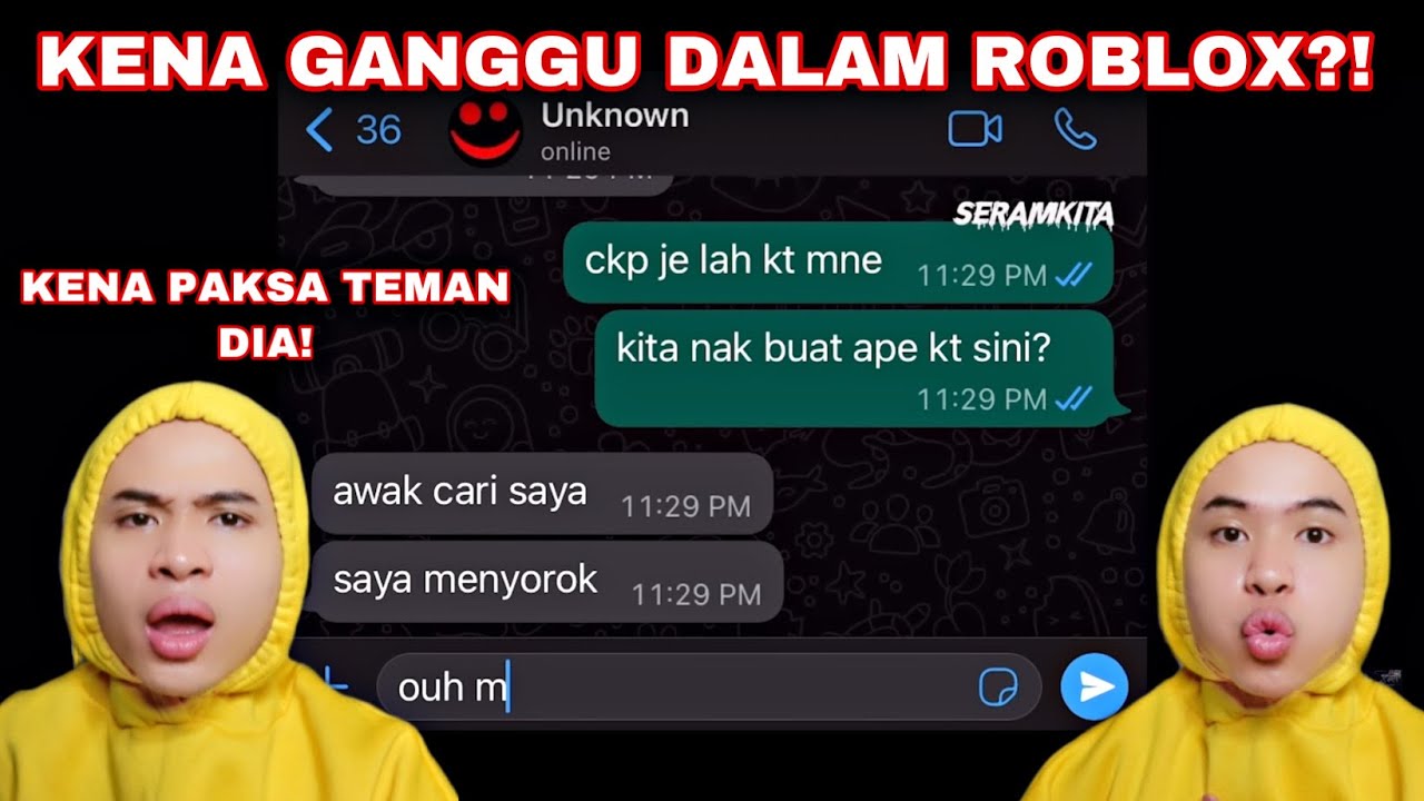 NOURROR❗️| KENA GANGGU DALAM ROBLOX😱| DIA PAKSA TEMAN DIA MAIN😭!!!