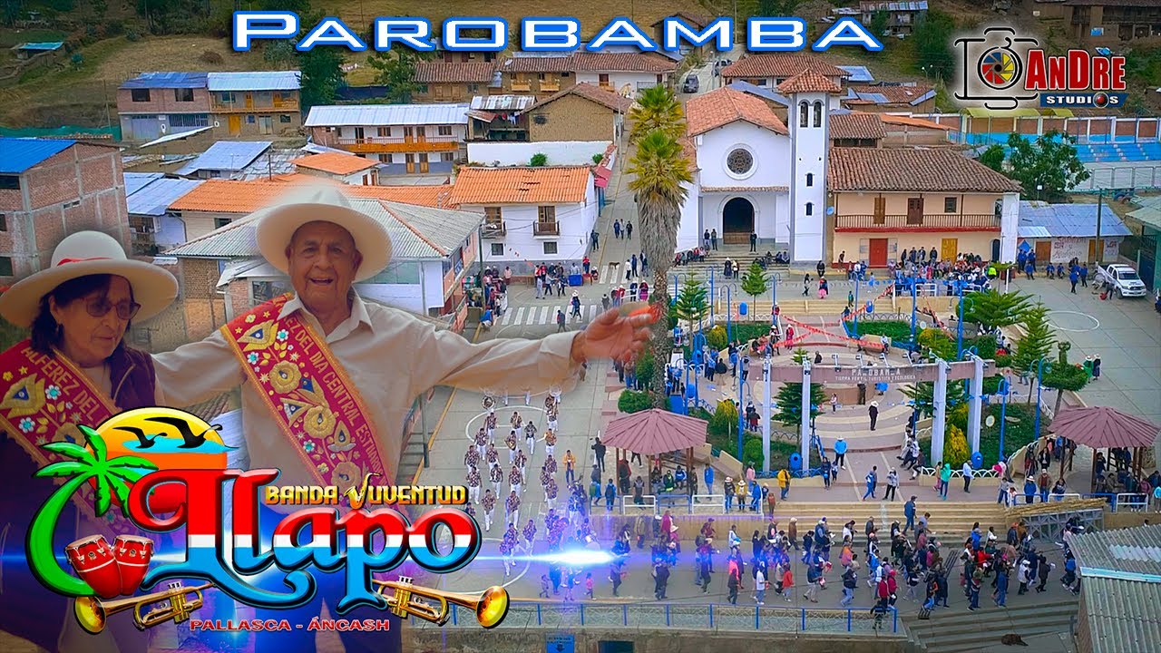Banda JUVENTUD LLAPO ▶ Llegada a Parobamba 2023 / Prioste Estuardo Ríos Chávez