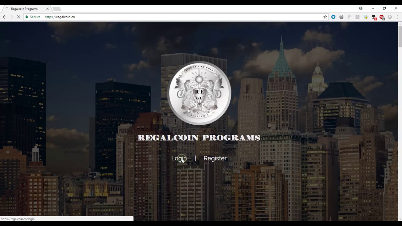 Activate Referral On Regal Coin