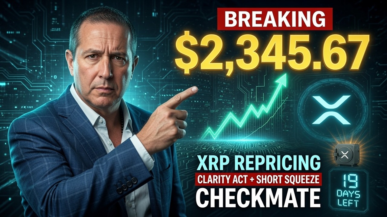 СРОЧНО: Переоценка XRP до $2345 &mdash; Clarity Act + Активация шорт-сквиза