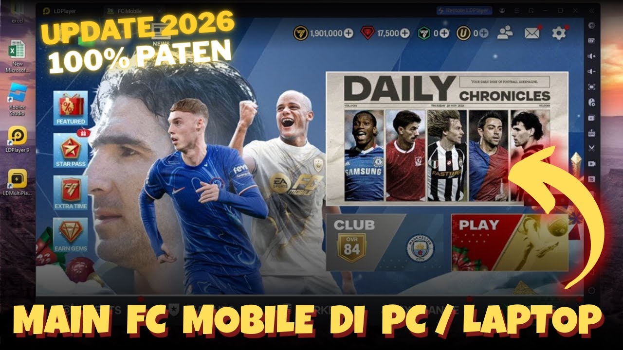 Cara Download FC Mobile di Laptop dan PC Windows, Bisa Main Tanpa Emulator di Komputer Kentang ⁉️