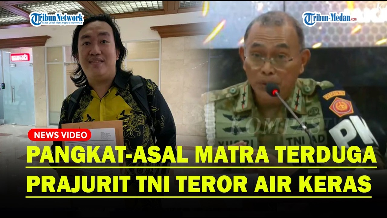 Danpuspom TNI Blak-blakan Pangkat Asal Matra Terduga Prajurit TNI Pelaku Penyiraman Andrie Yunus