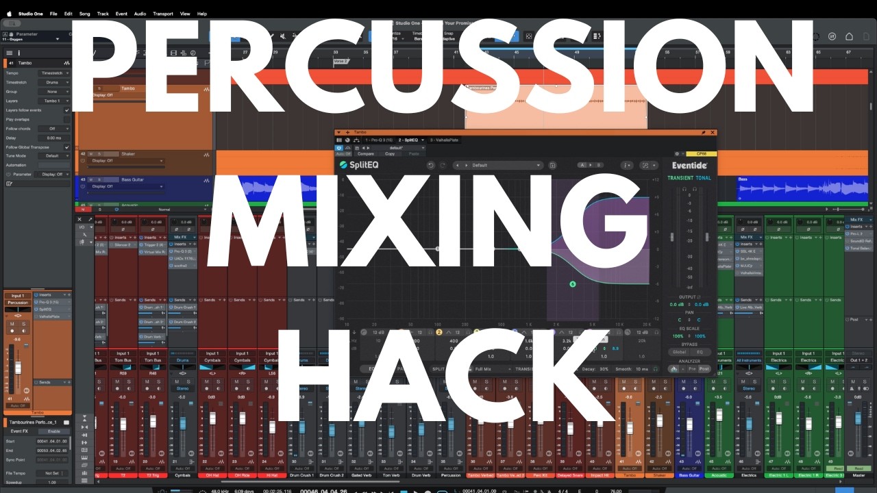 Percussion: How to get it to sit just right in the mix