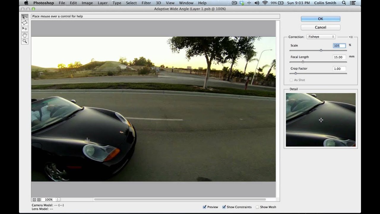 Photoshop Tutorial: Lens Correction on Video in Photoshop CC