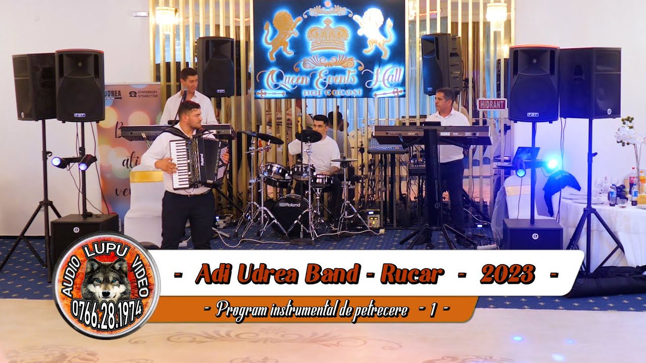 Nunta Robert & Ioana - 1 - Adi Udrea Band - Program instrumental de petrecere - Rucar 2023 -