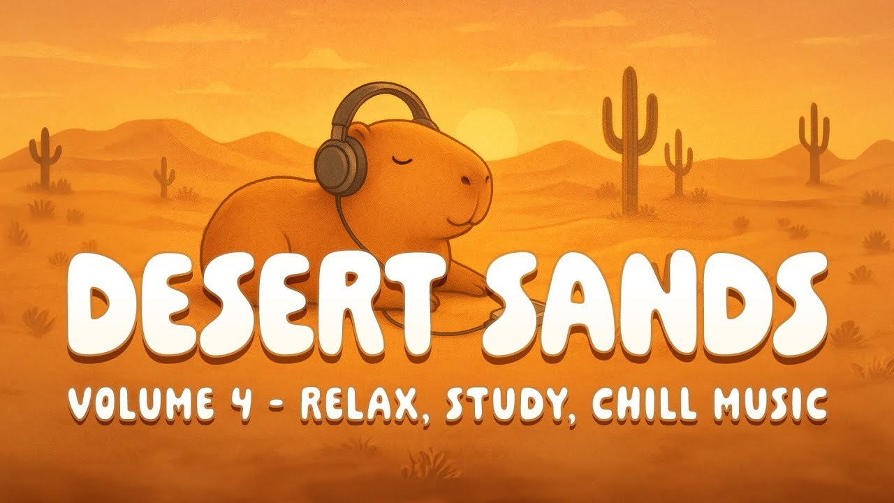 Desert Sands Vol.4 – CapyFi 🌙🐾 [1 Hour Background Music]