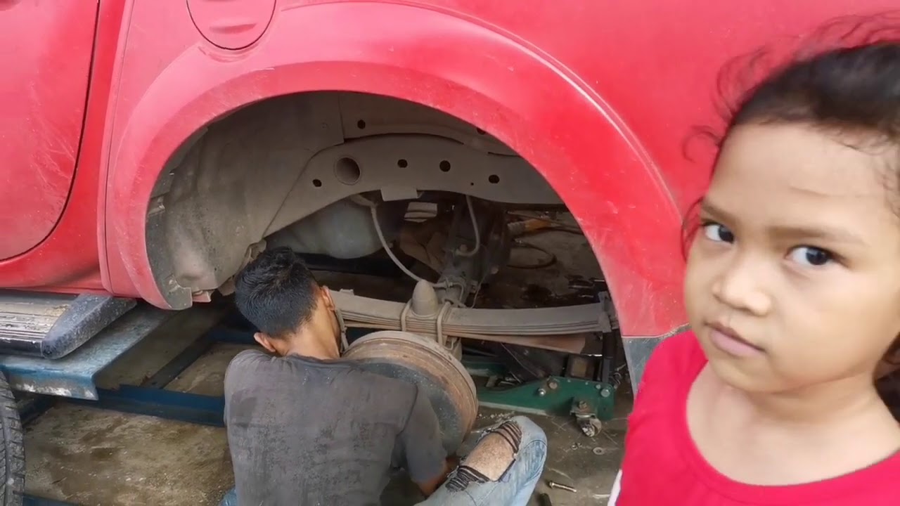 Cara Kasi Rendah (Lowerd) Mitsubishi Triton '09