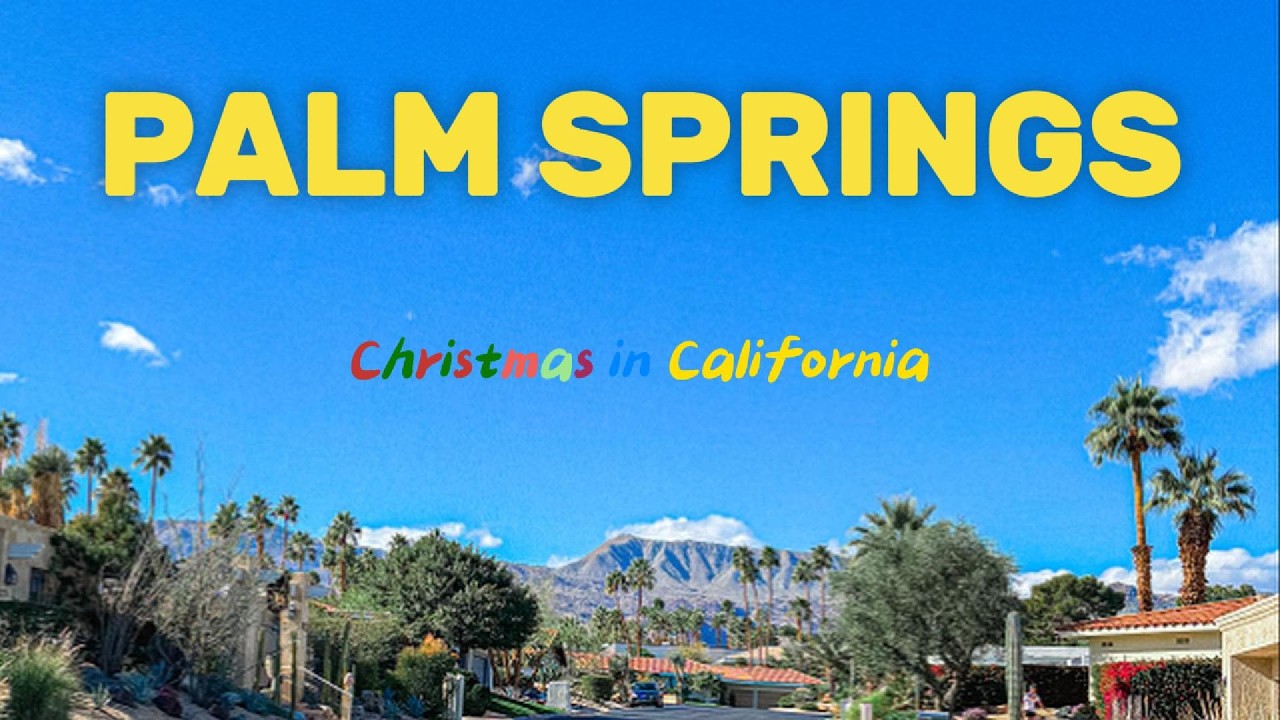 [Vlog] 지아나 브이로그/ 2025 크리스마스 연휴/ 캘리포니아/ 팜스프링스/ 팜데저트/ Christmas in California/ Palm Springs