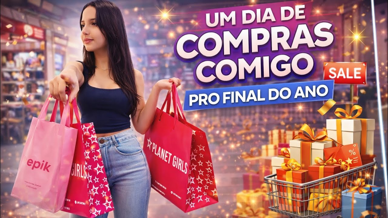 Um dia de compras comigo pro final de ano 