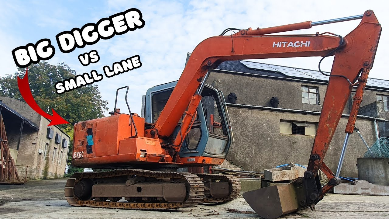 THE RELIABLE HITACHI EX60 DIGGER?! TRACK IN BAD NEED OF REPAIR!!
