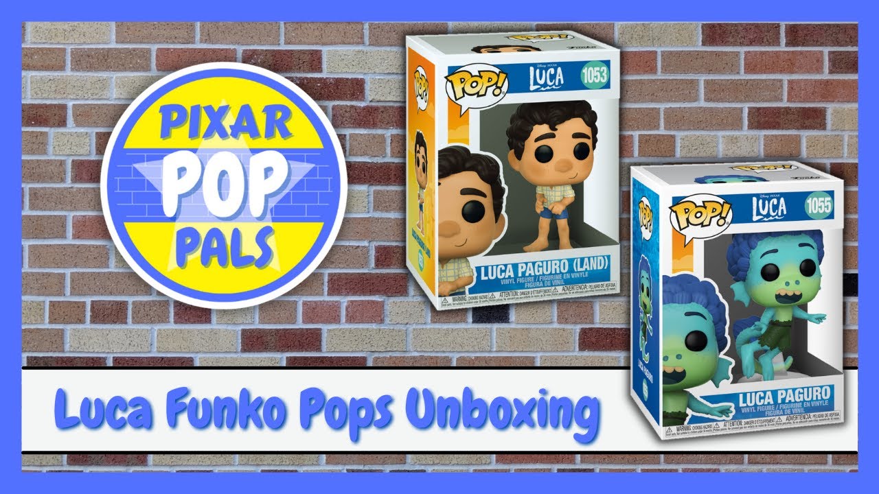 Luca Funko Pops Unboxing | Pixar Pop Pals