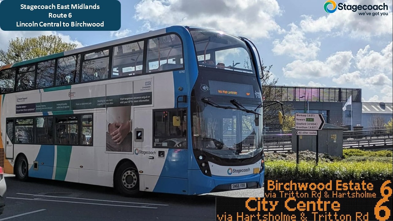 Route 6: Lincoln Central to Birchwood - Stagecoach East Midlands