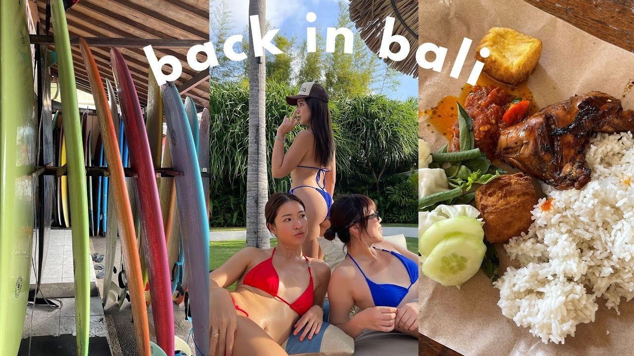 travel vlog | back in bali, chill trip, celebrating life and friendship ☀️🫶🏼🌊