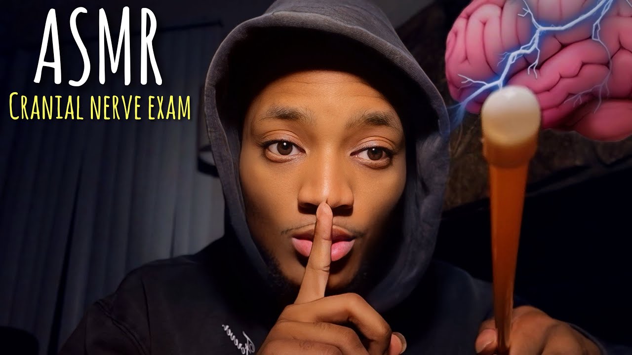 ASMR Fast Cranial Nerve Exam but its illegal 😴🤫