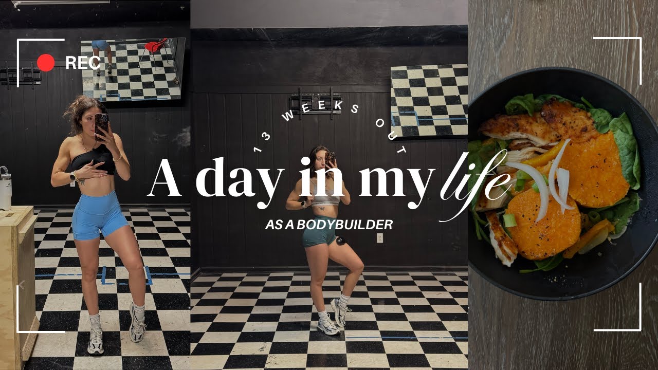 PRODUCTIVE Day as a Bodybuilder 13 Weeks Out | Prep Diaries #5