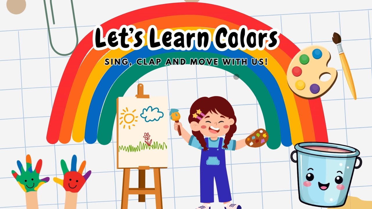 Interactive Color Song for Kids | Learn Colors with Music & Movement! 🎶🌈 