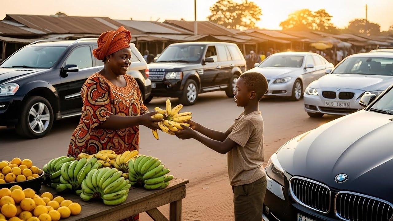 Poor Widow Fed An Orphan Everyday — Then One Morning, Luxury Cars Filled The Street Looking For Him