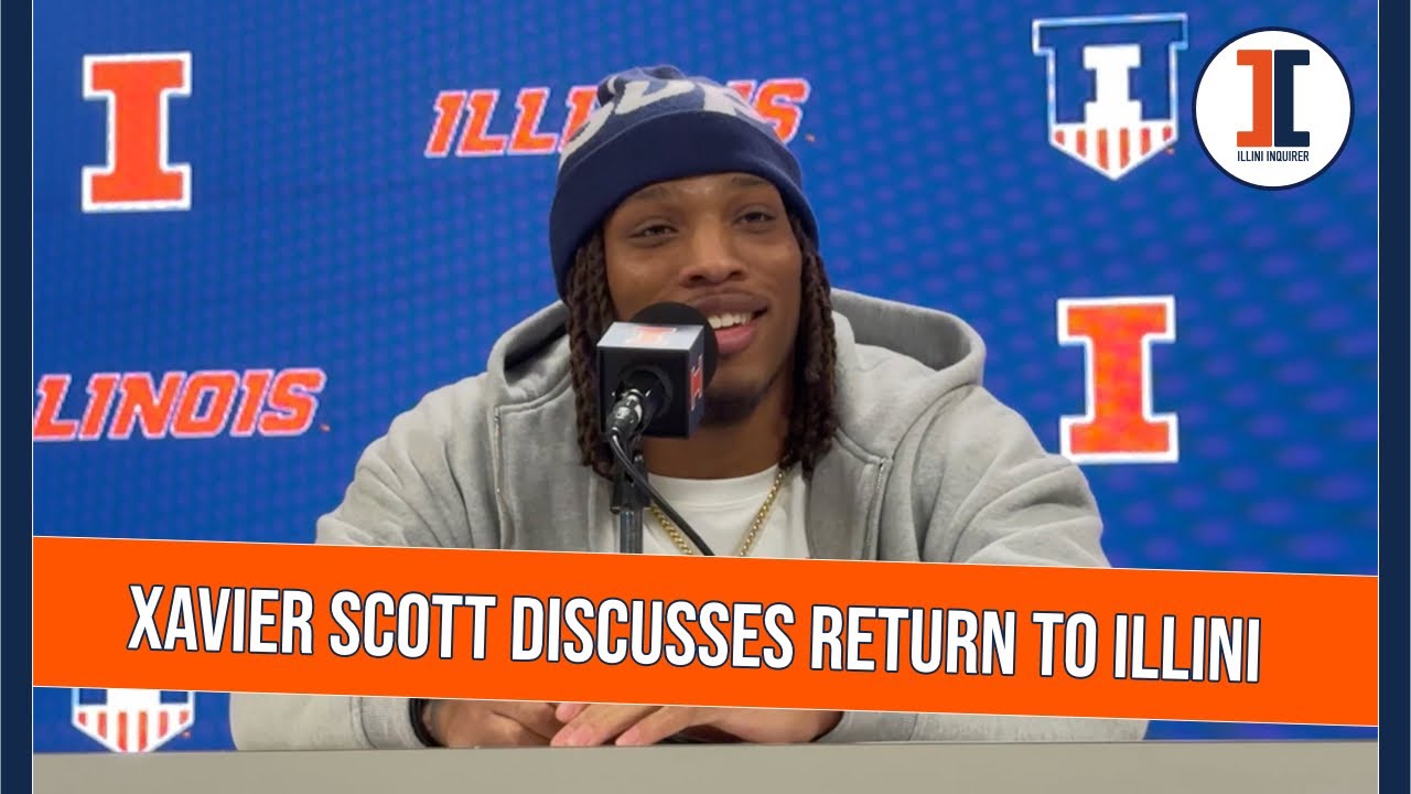 DB Xavier Scott returns to Illini press conference