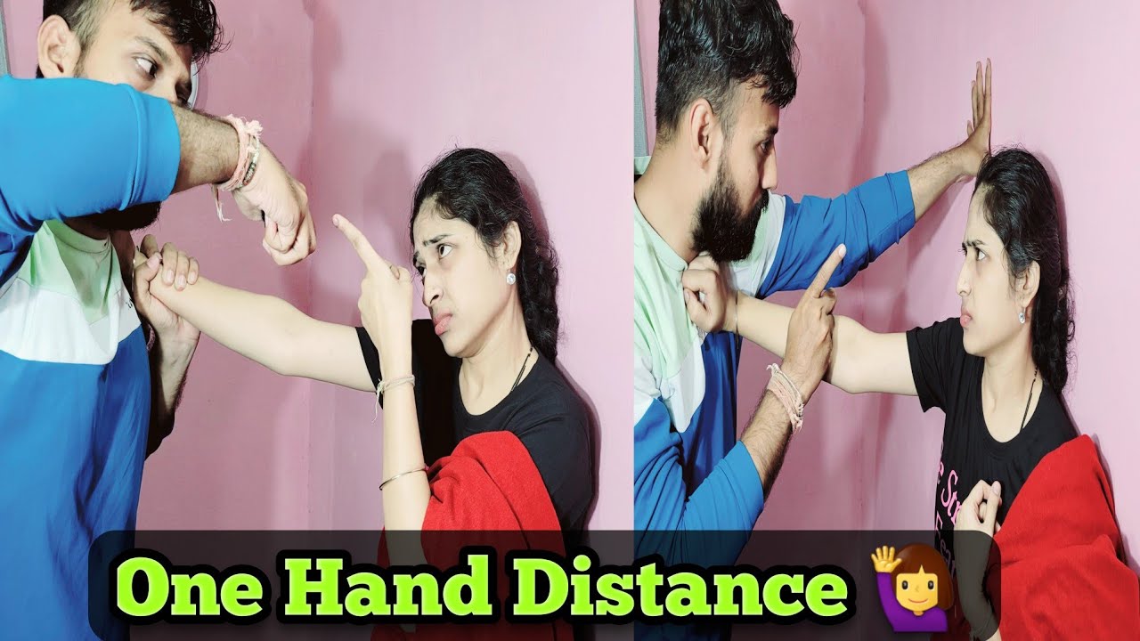 24 Hours One Hand Distance Prank on husband 😒 || Epic Reaction 😎|| @AnnuHardik1995