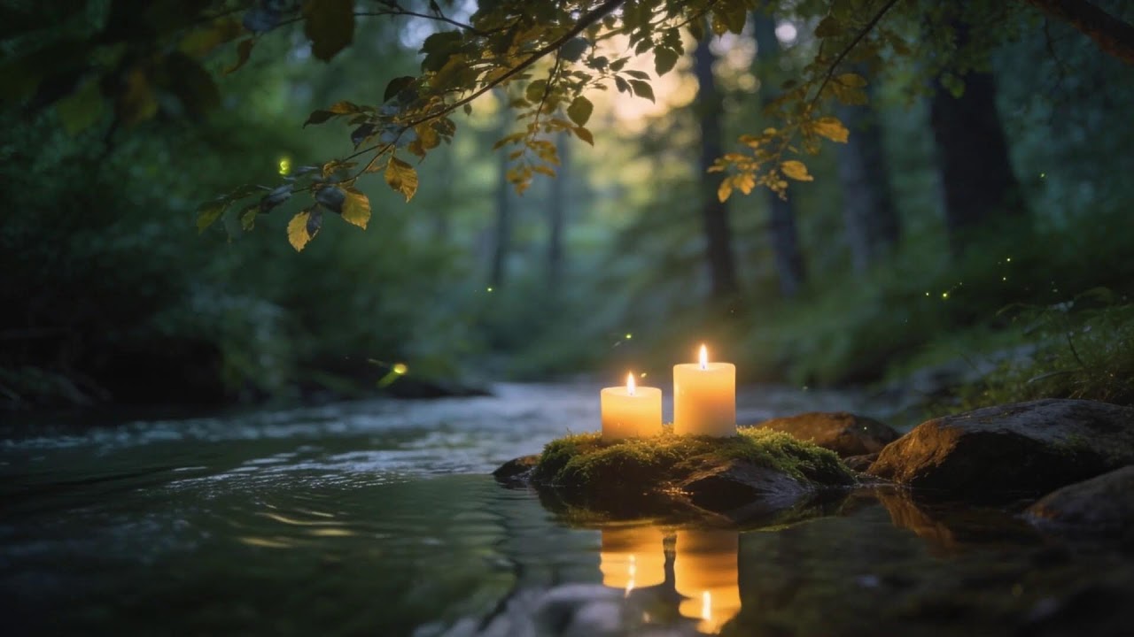 Deep Sleep Music 🌙 Flowing Water & Soft Piano for Emotional Healing & Calm Night ,Relak Magic 3