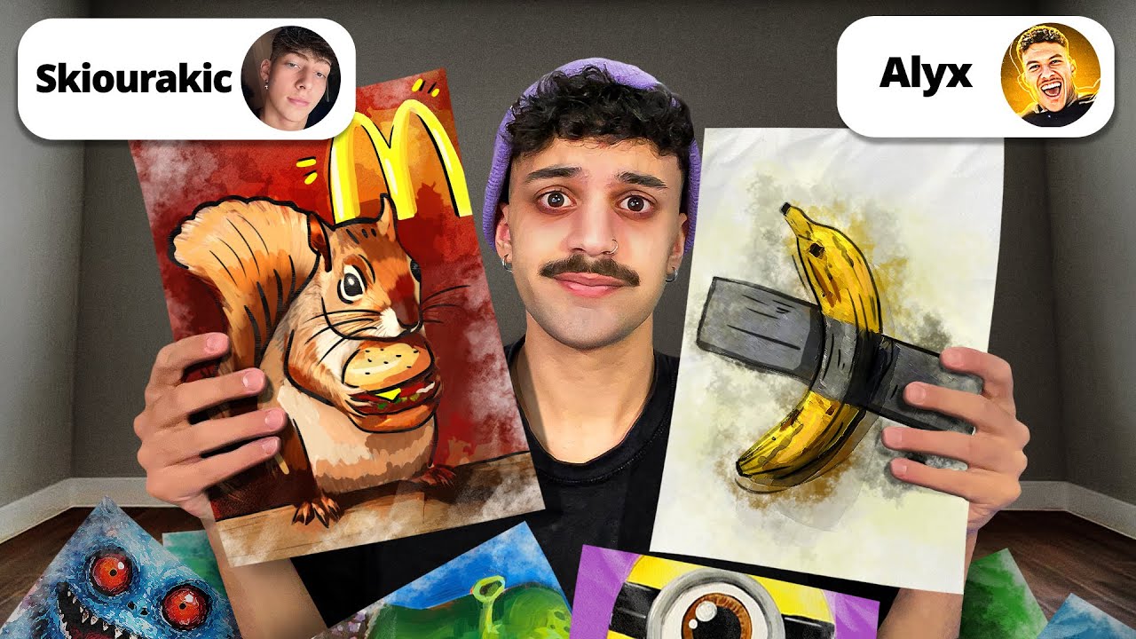 YouTubers λένε τι να Ζωγραφίζω για 50 Ωρες