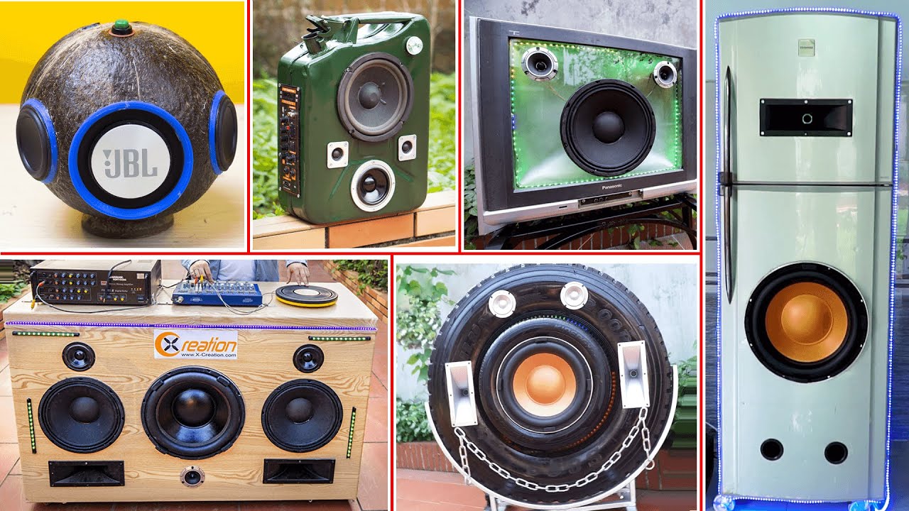 6 удивительных идей - сделать динамик из корзины