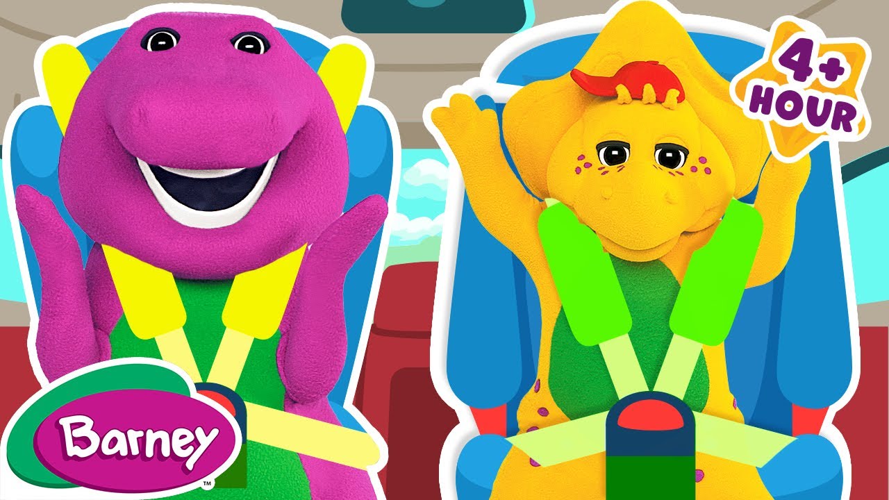 Let's Buckle Up Our Seatbelts | Safety for Kids | Barney the Dinosaur
