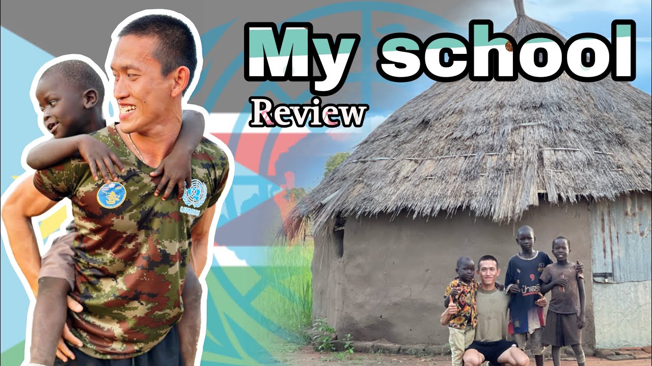 SSD (Review) My school by Gema and Selby #southsudan #1million #จารย์หลุย