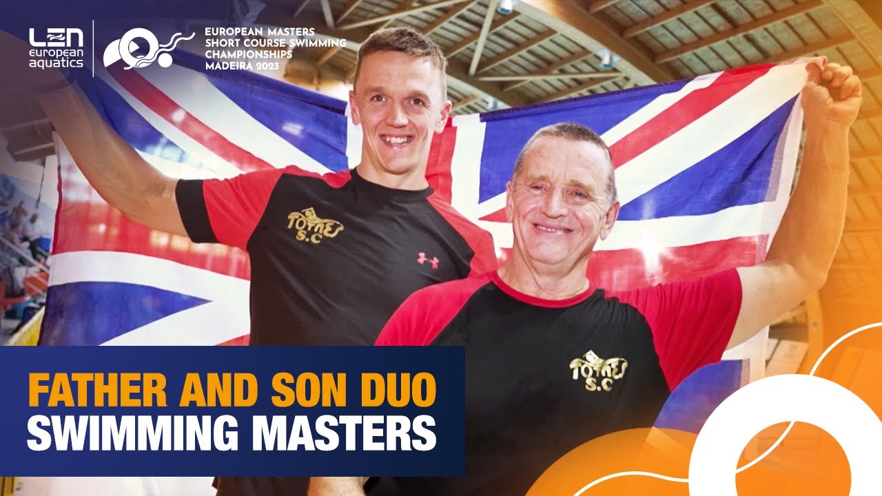Father And Son Racing In European Championships | Masters Madeira 2023 | European Aquatics