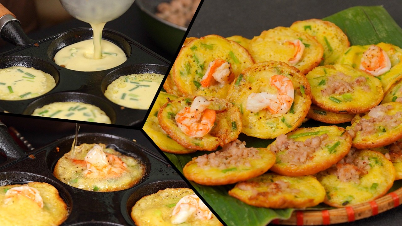 2 Món Ăn Vặt Quốc Dân: Bánh Khọt Giòn Rụm – Bánh Tráng Chiên Sốt Tắc Chua Cay Béo Ngậy