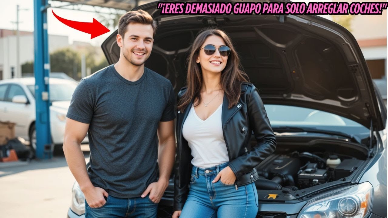 “¿Mecánico? ¡Con esa cara deberías ser modelo!” — Lo que pasó después sorprendió a todos