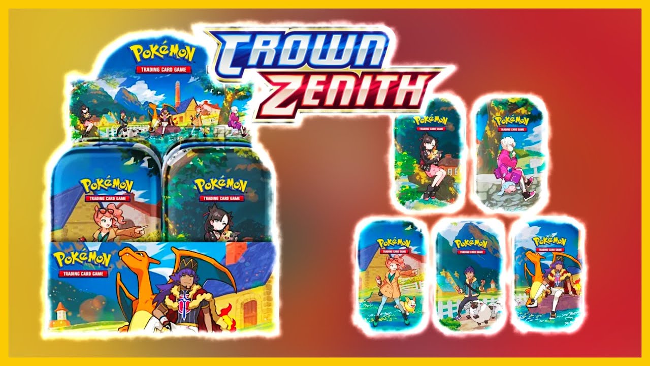 Pokemon Crown Zenith Mini Tin Sealed Display Case *OPENING*