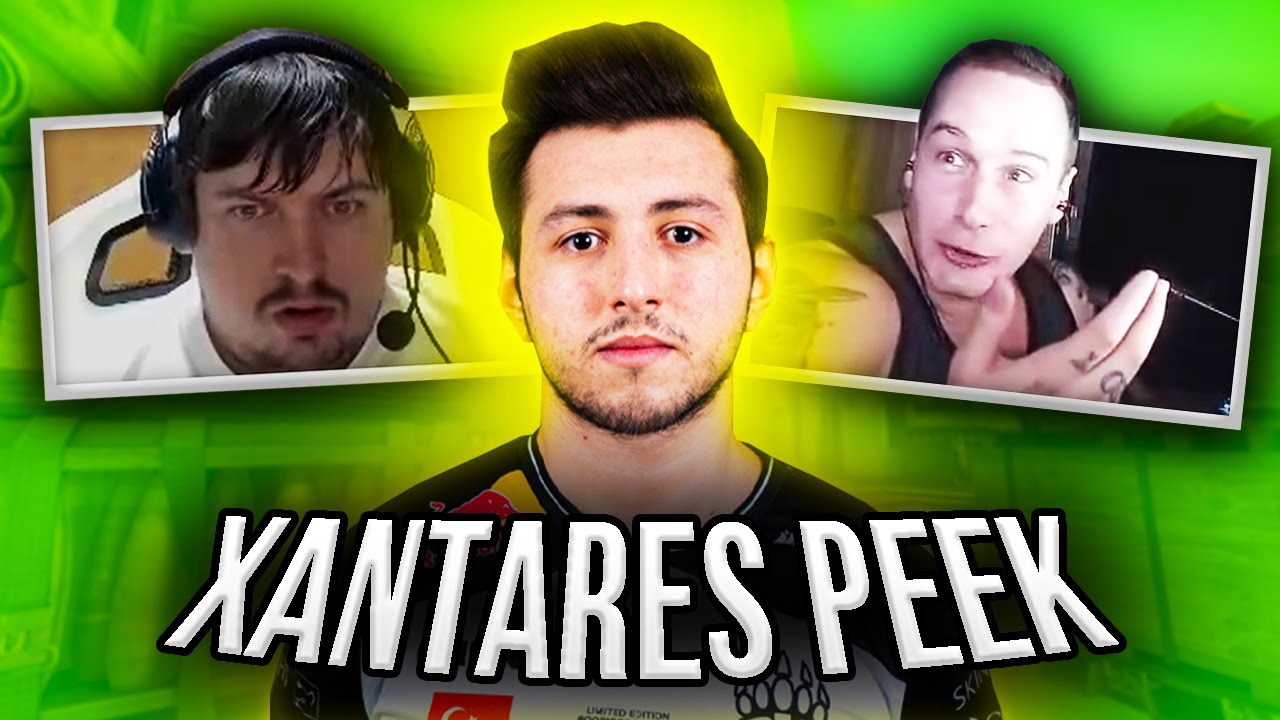 ЛУЧШИЕ РЕАКЦИИ ПРО ИГРОКОВ НА XANTARES PEEK (CS:GO)