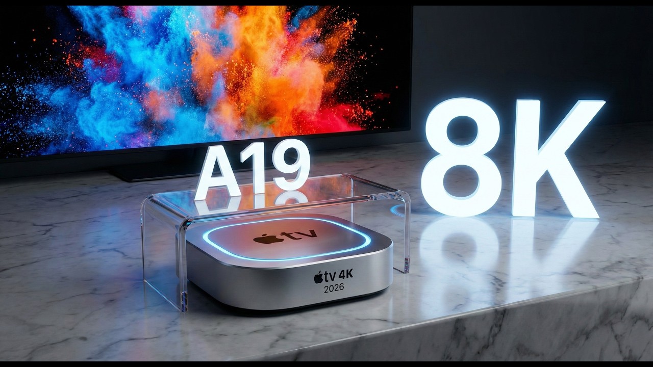 NEW Apple TV 4K (2026) - Brand New 8K, 120Hz & New Design!