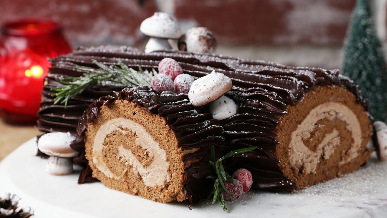 B&ucirc;che de No&euml;l (A French Christmas Dessert)  &bull;&nbsp;Tasty