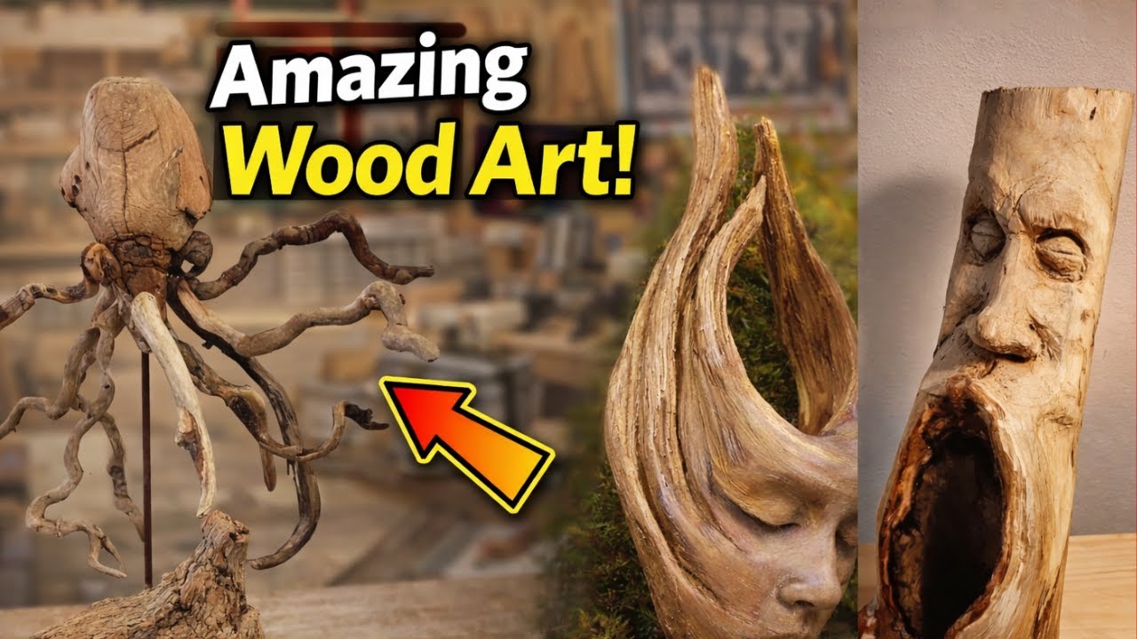 Satisfying and Relaxing Wood Craft Art