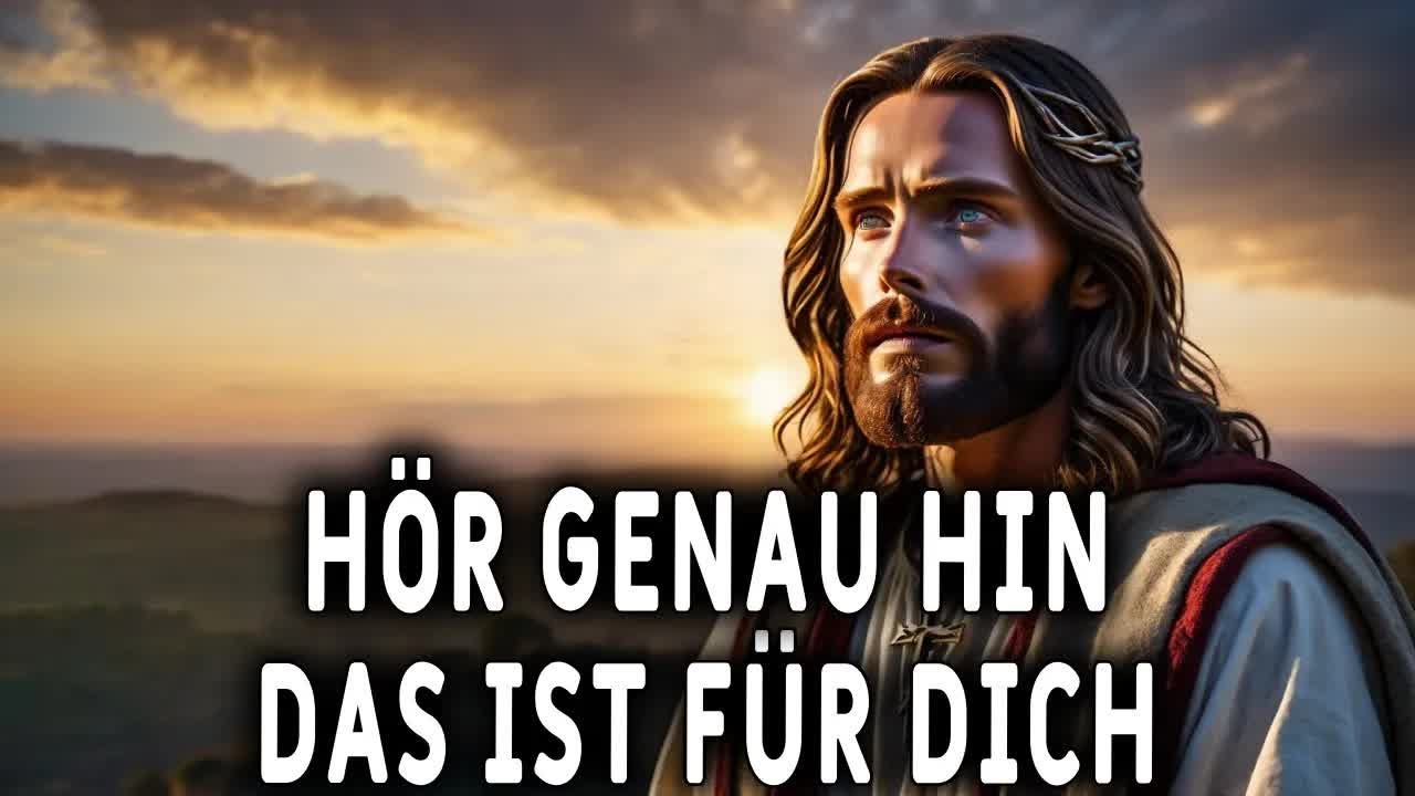 Dieser Moment wurde nur für Sie geschaffen, damit Sie ihn hören! Botschaft von Gott