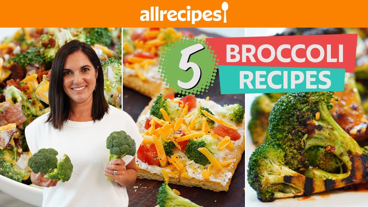 5 Broccoli Recipes That AREN'T Boring 🥦 | Broccoli Casserole, Roasted, Grilled, Salad, & more!